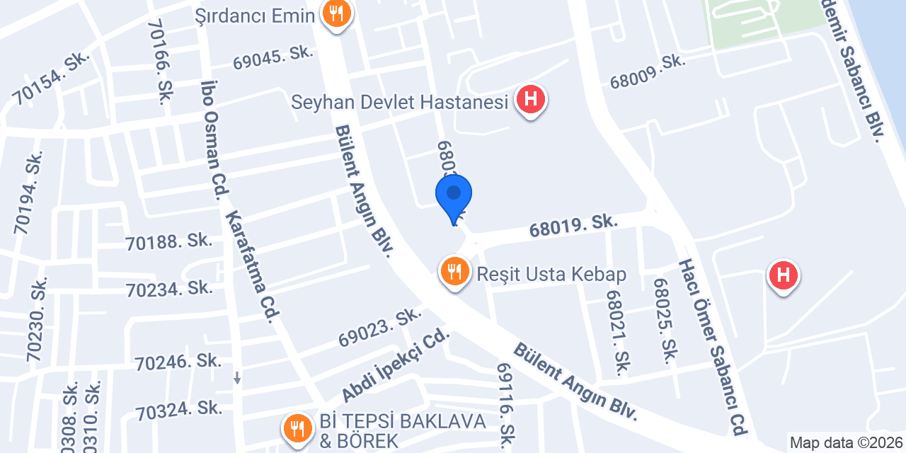 Özgüler Eczanesi konumu