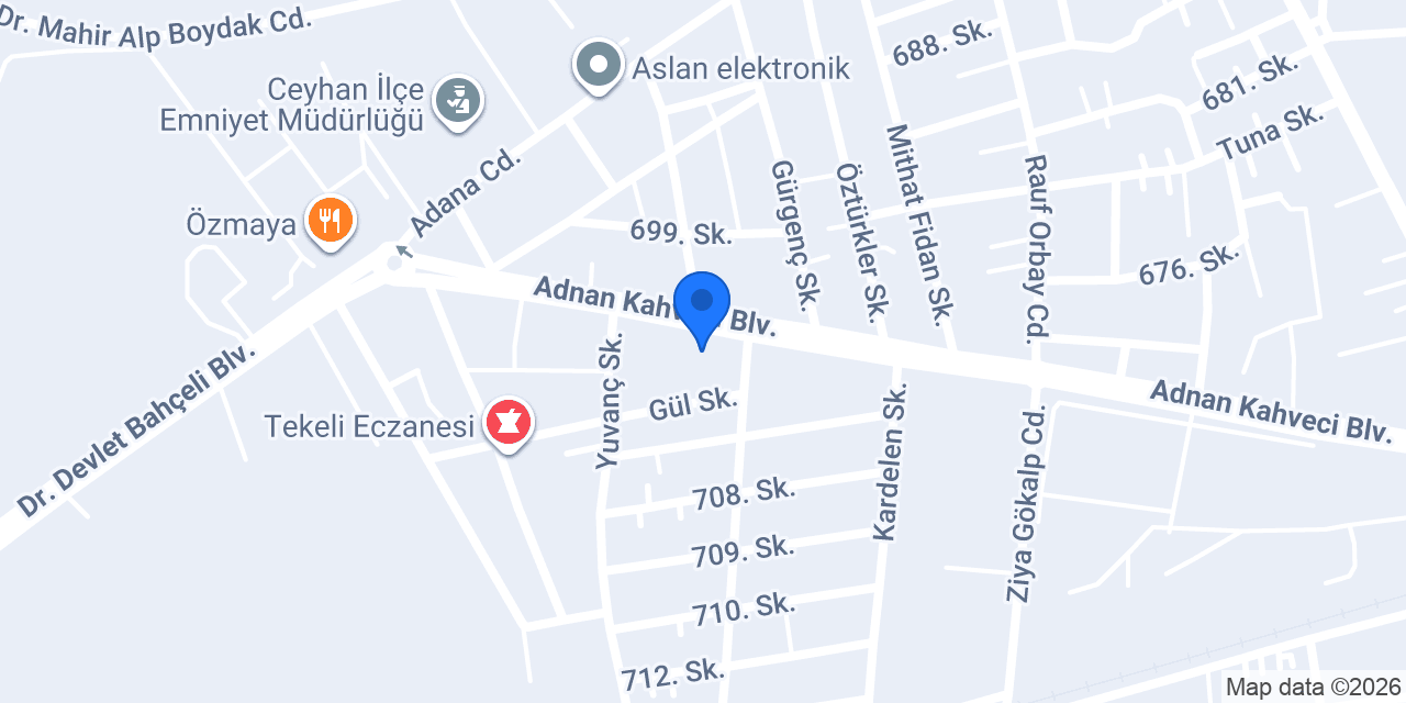 Ceyhan Servis Merkezim konumu