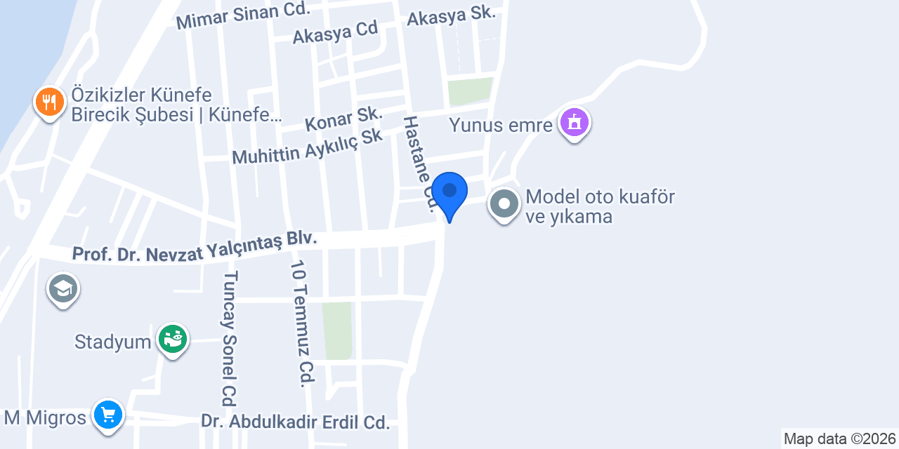 Şok Market konumu