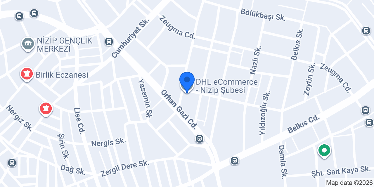 DHL eCommerce - Nizip Şubesi konumu