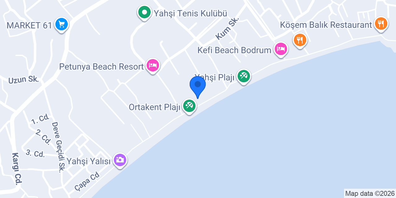 Dilek Ağacı | Butik Otel & Plaj konumu