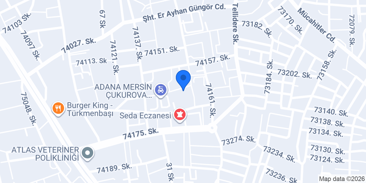 MOGAZ A.Ş EROĞLU konumu
