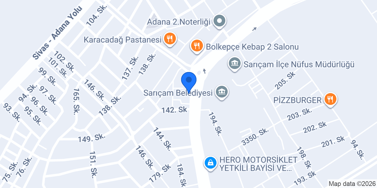 Metehan Samsa Mimarlık konumu