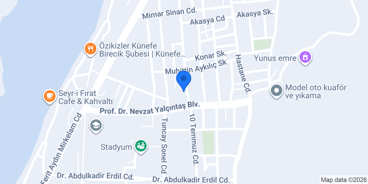 Gece Dönercisi Emrah Usta Birecik konumu