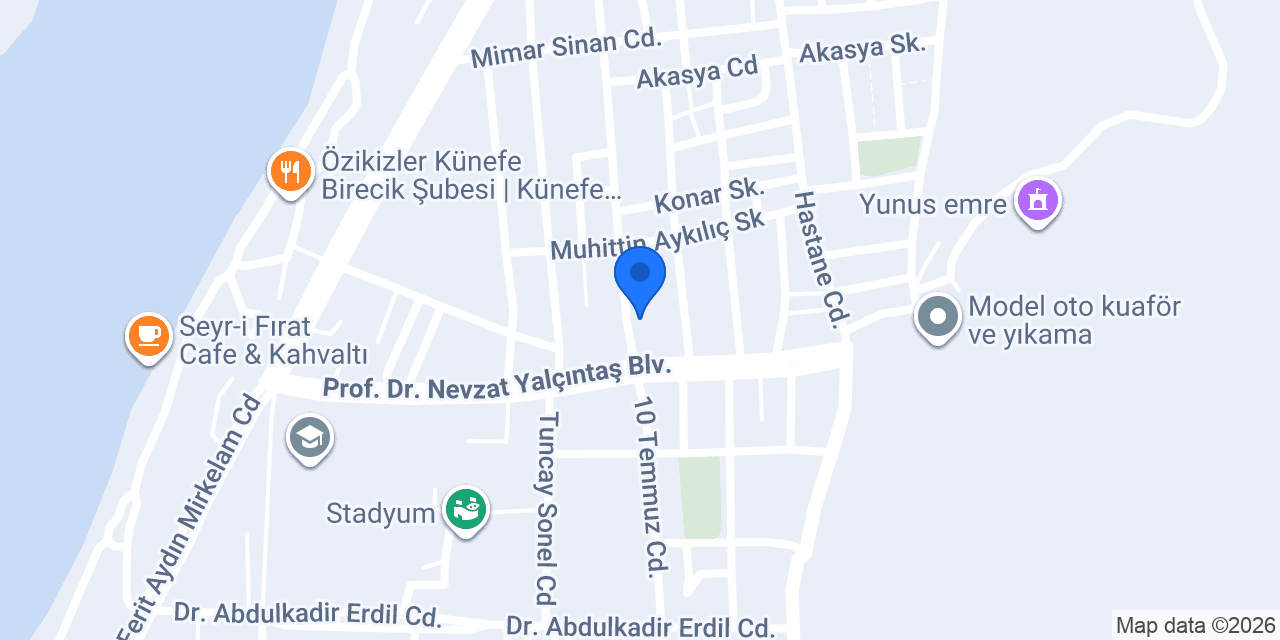 ALAKUŞ Optik konumu