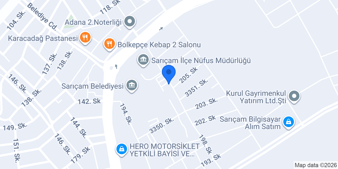Oses Çiğ Köfte konumu