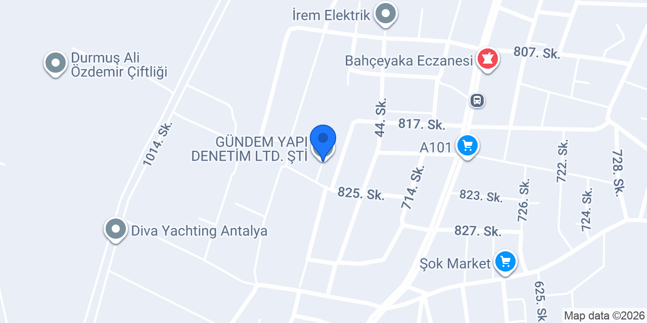 GÜNDEM YAPI DENETİM LTD. ŞTİ. konumu