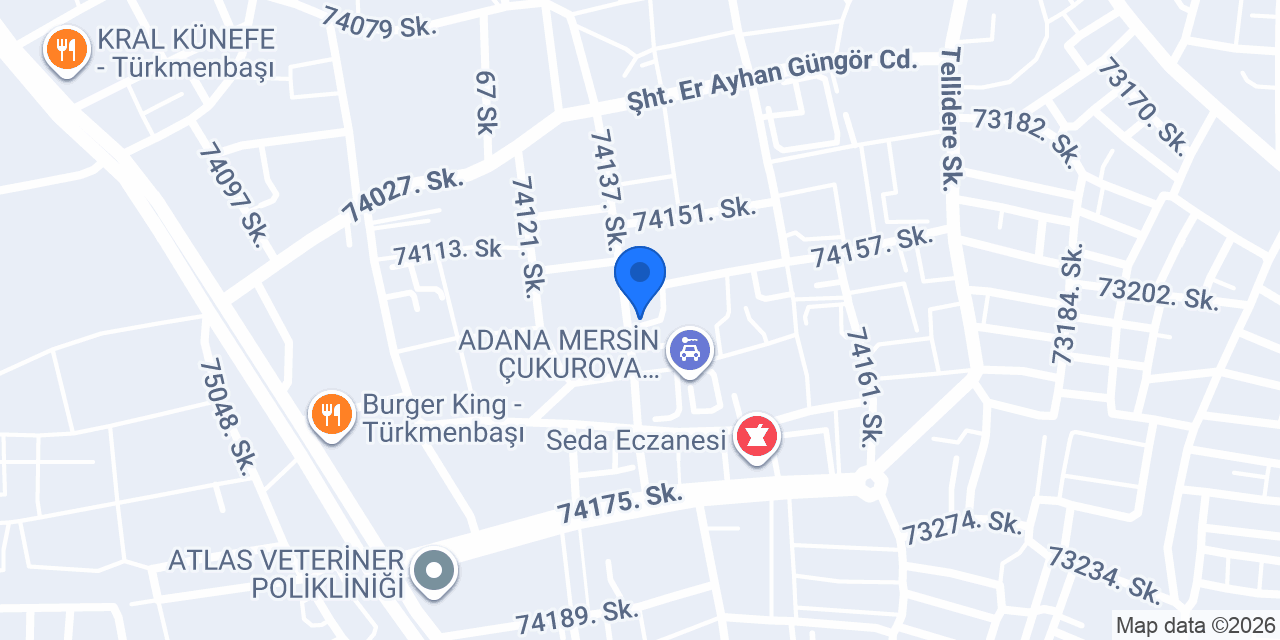AQUA KURU TEMİZLEME konumu