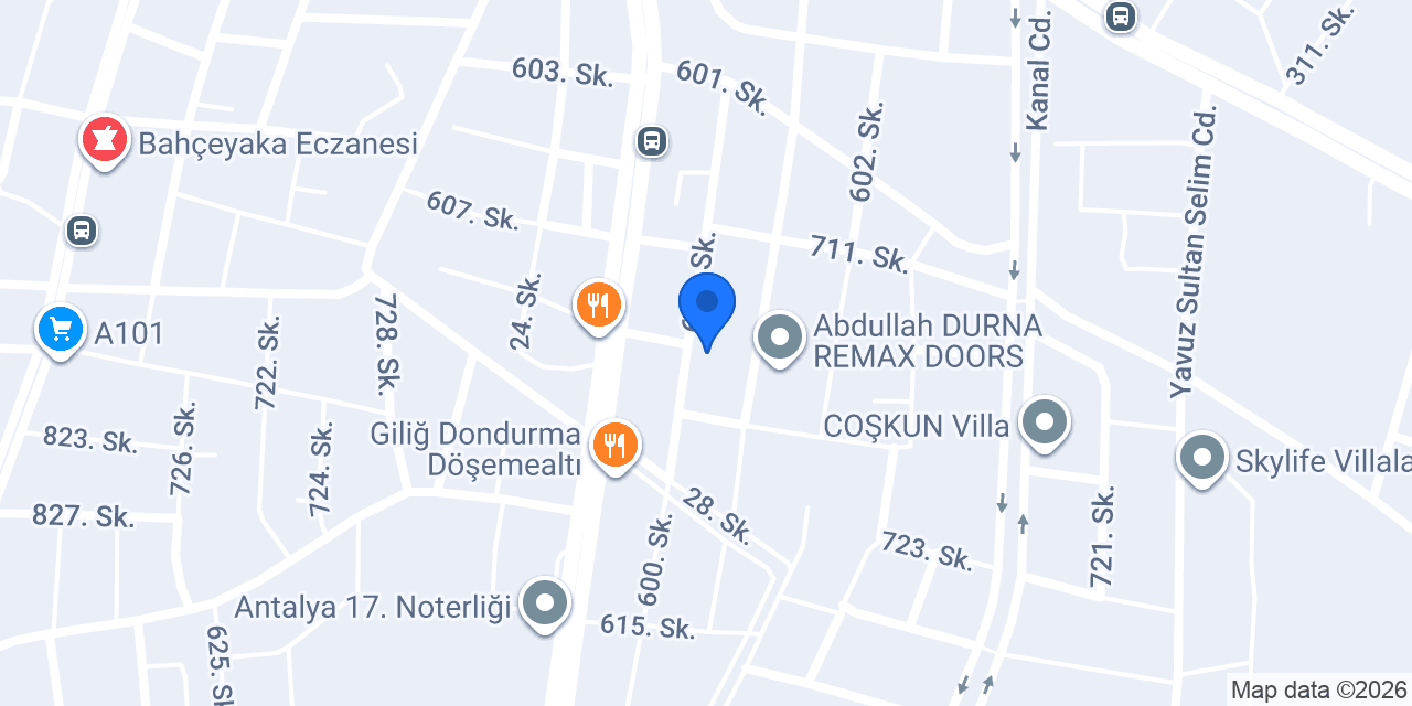 Şahinler Teknik konumu