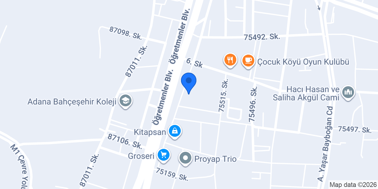 ALFEMO ADANA KUZEY MOBİLYA konumu