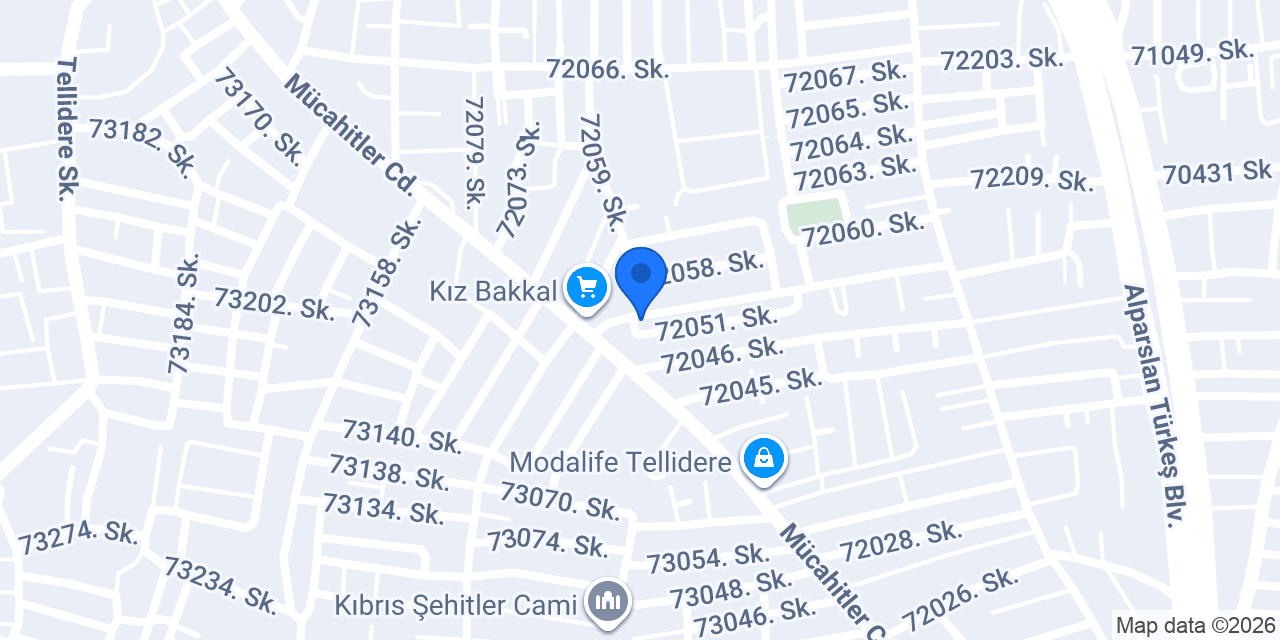 Güngör rent a car konumu