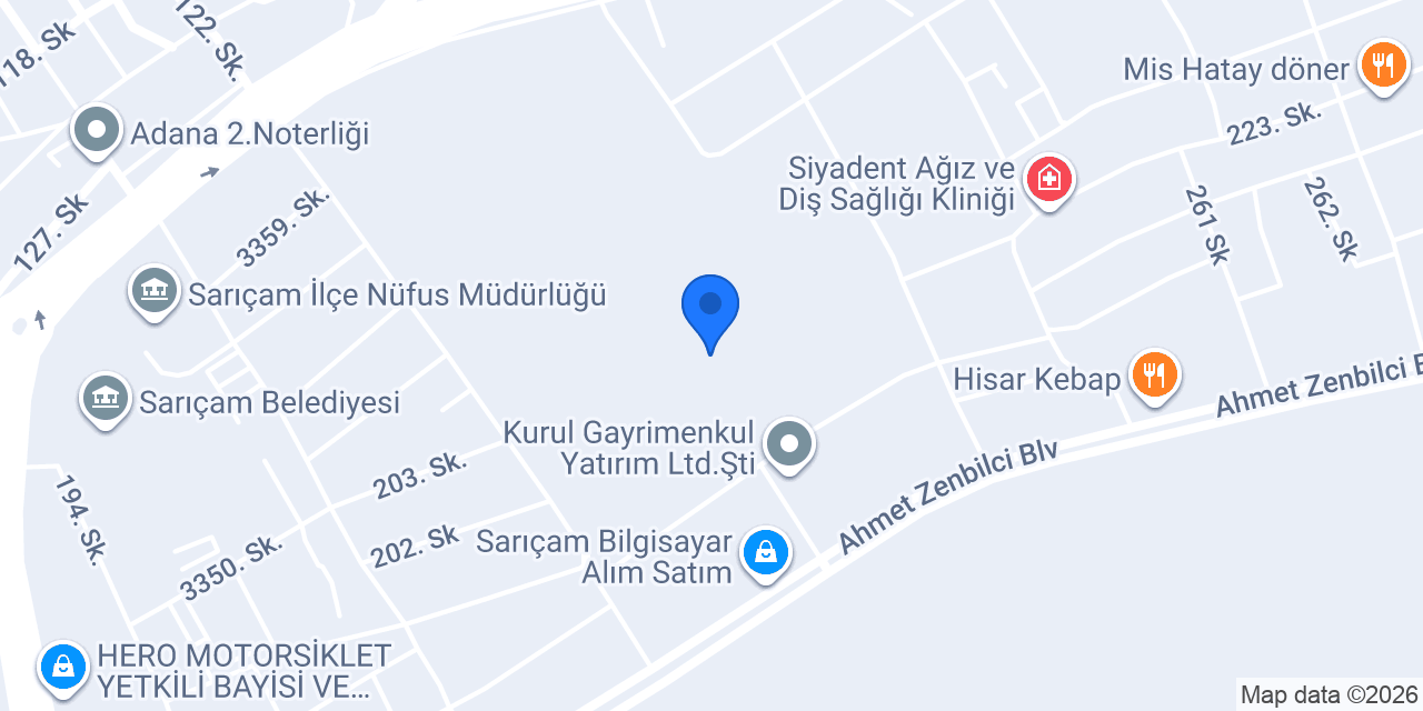 Sarıçam gurme döner konumu