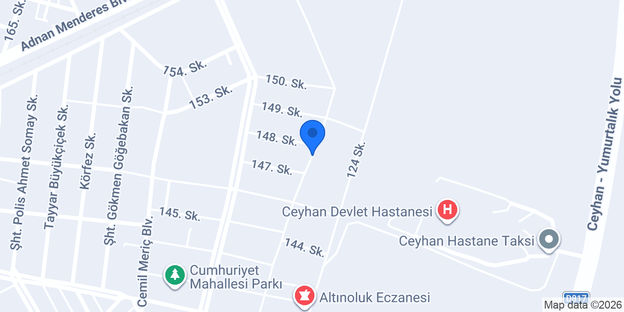 Güneş Et Market konumu