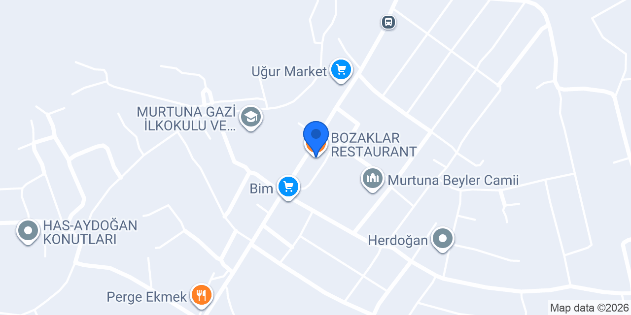 BOZAKLAR RESTAURANT konumu
