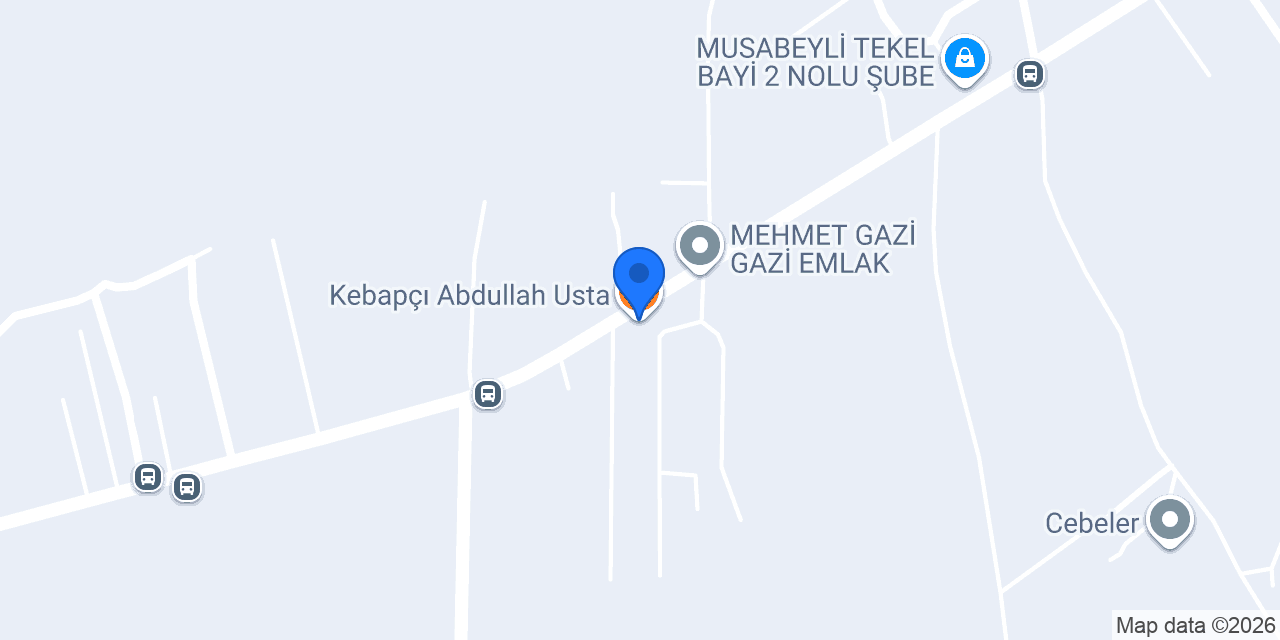 Kebapçı Abdullah Usta konumu