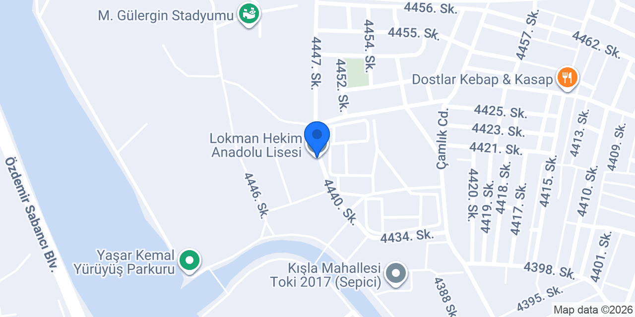 Lokman Hekim Anadolu Lisesi konumu