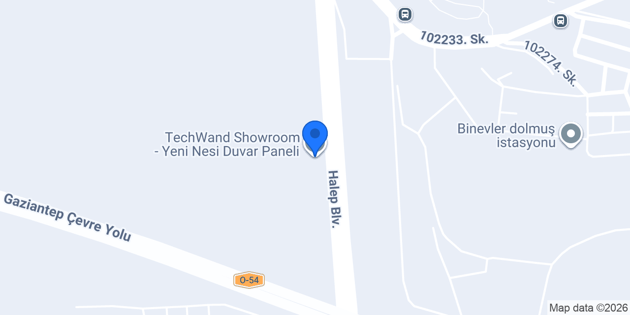 TechWand Showroom - Yeni Nesi Duvar Paneli konumu