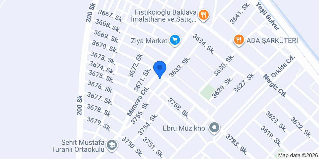Çağdaş Ticaret konumu