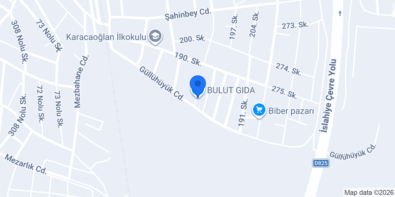 BULUT GIDA konumu