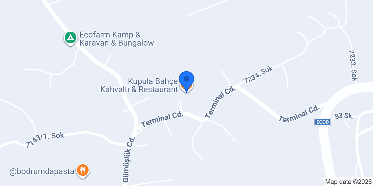 Kupula Bahçe Kahvaltı & Restaurant konumu