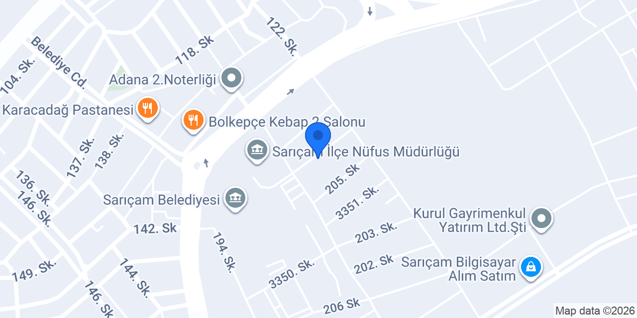 SARIÇAM RÜZGAR ELEKTRİK konumu