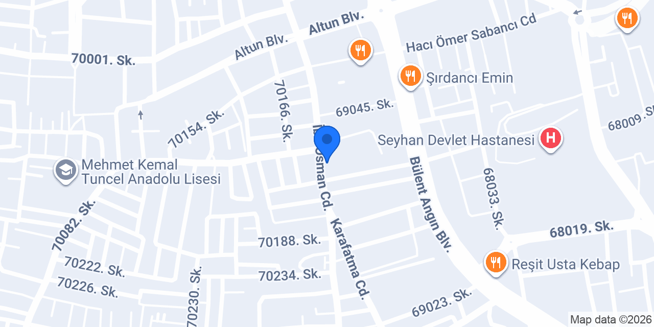 Aslanlar Mobilya Merkez konumu