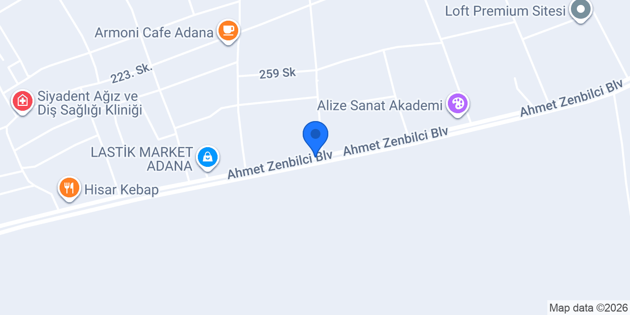 Emir Oto Servis konumu