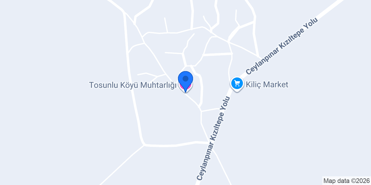 Tosunlu Köyü Muhtarlığı konumu