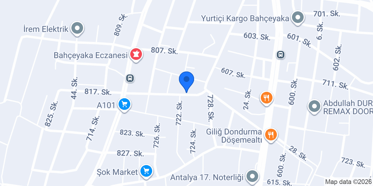 ATİK İNŞAAT MİMARLIK konumu