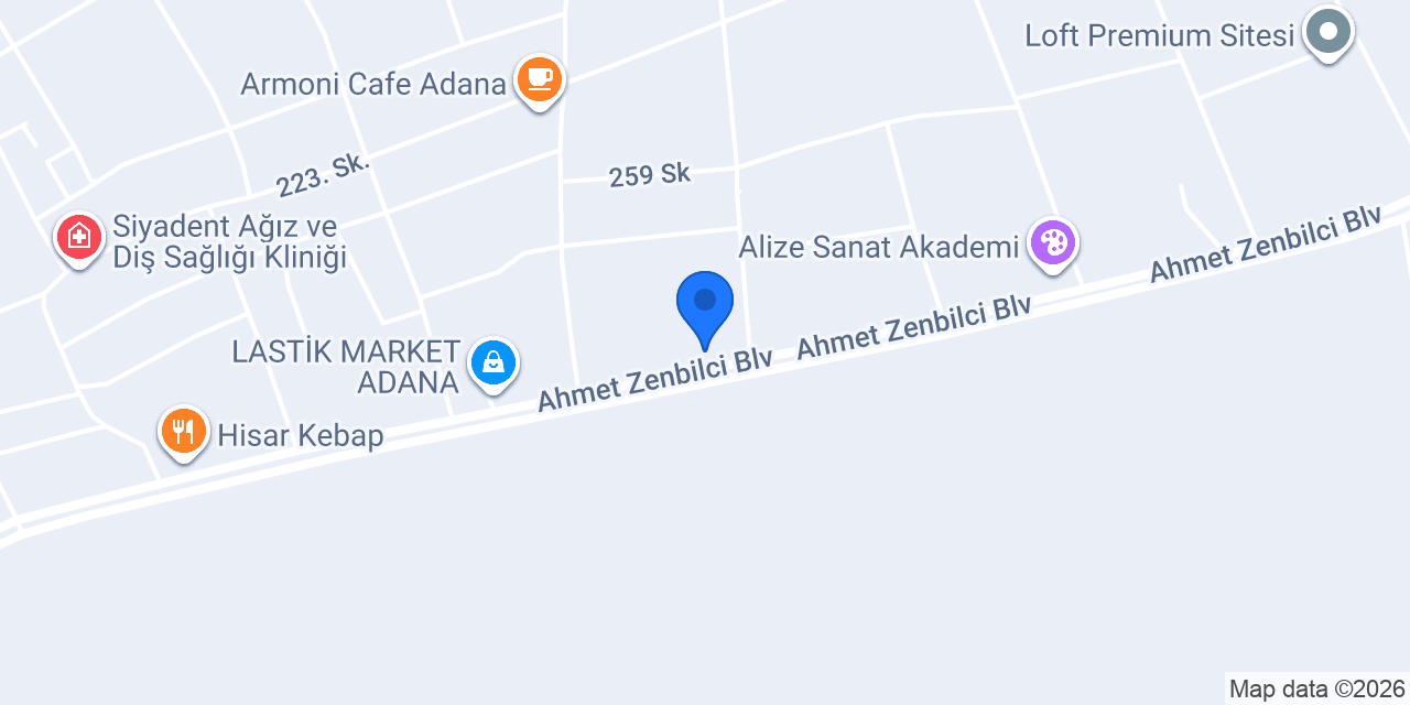 Alioğlu Emlak & Yapı Market ANAHTAR konumu