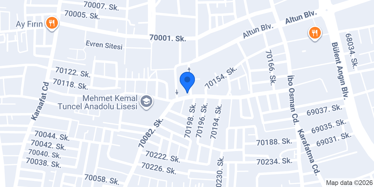 Öz Yaşar Süper Market konumu
