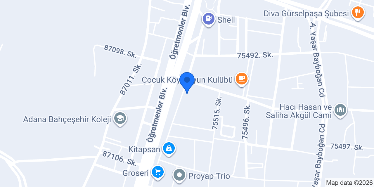 GABBA ADANA MOBİLYA konumu