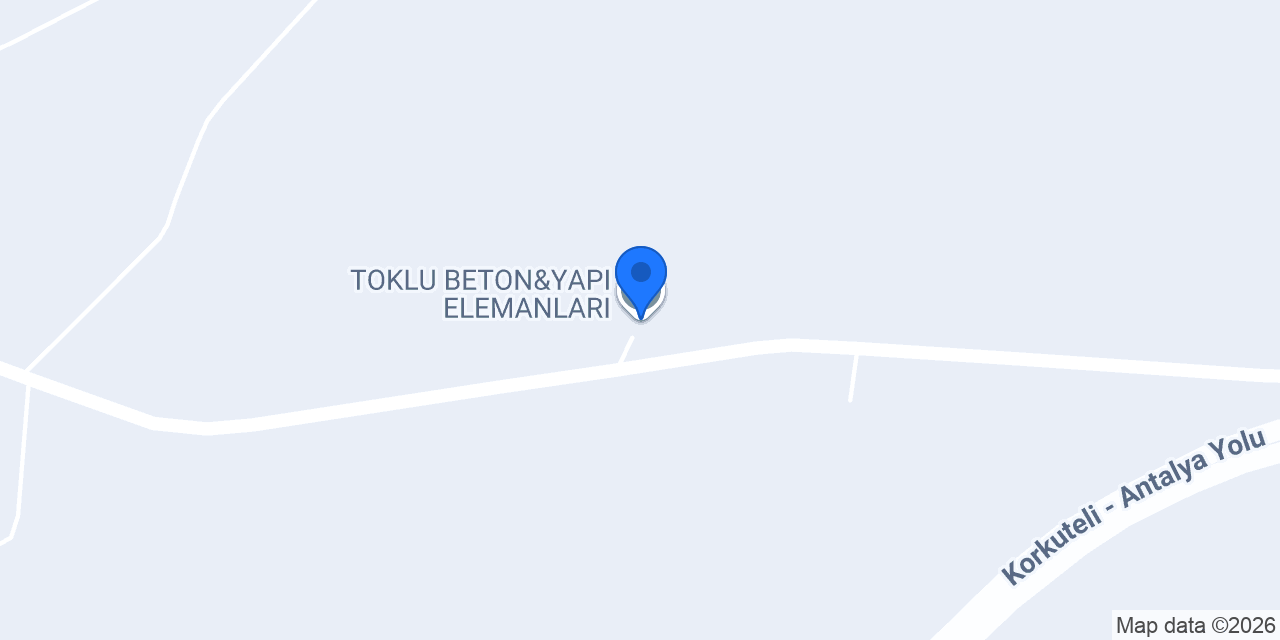 TOKLU BETON&YAPI ELEMANLARI konumu
