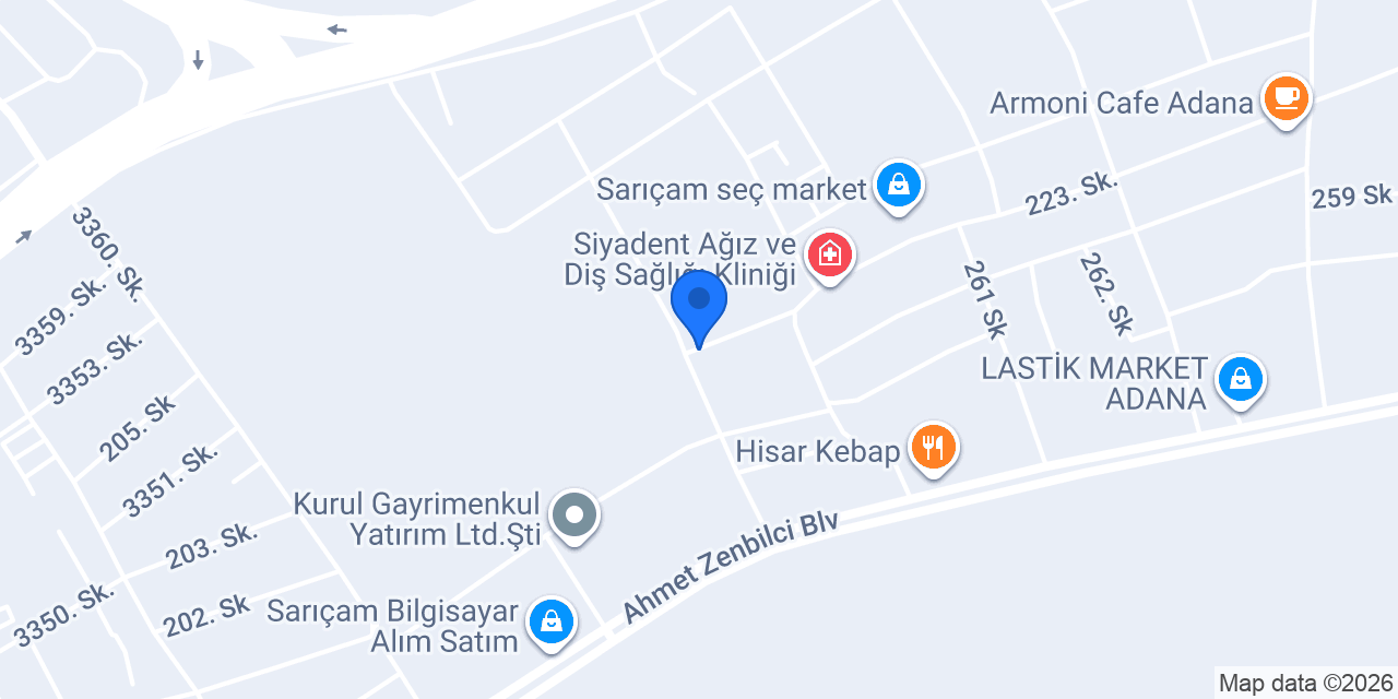 AKKENT EMLAK konumu