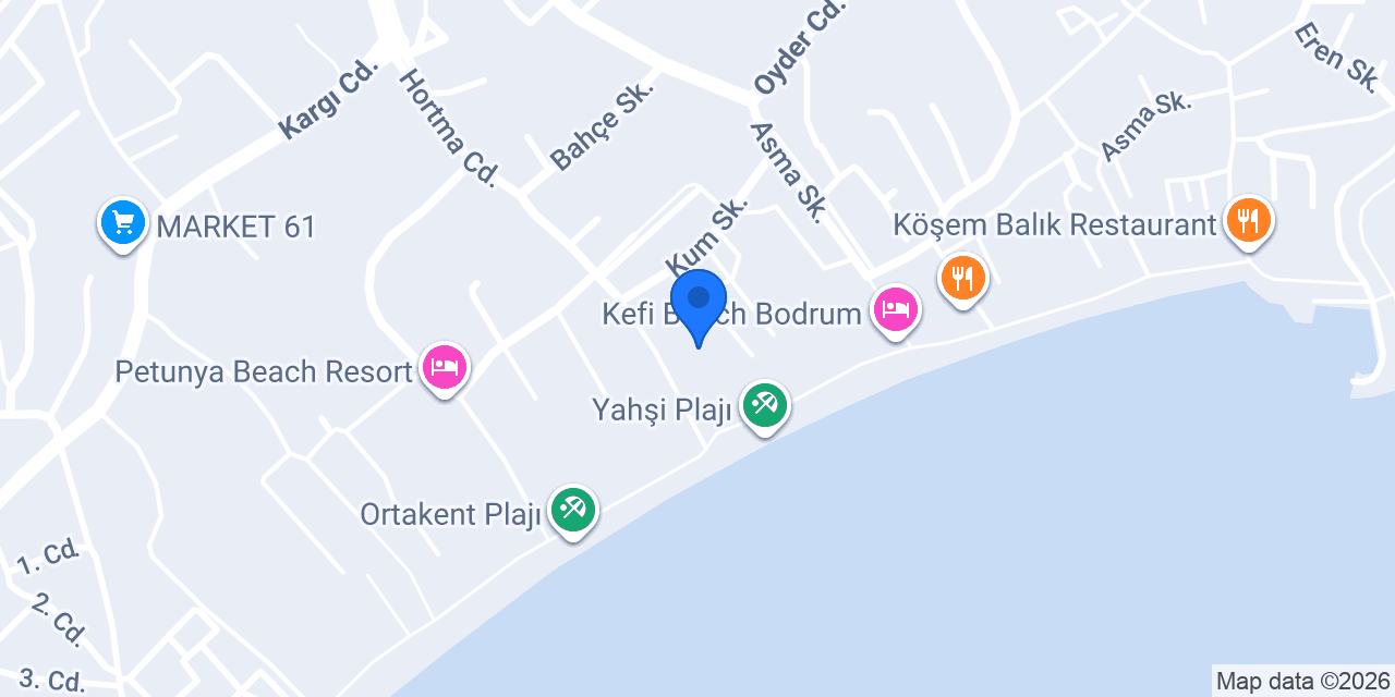 Ramo'nun Yeri Bodrum konumu