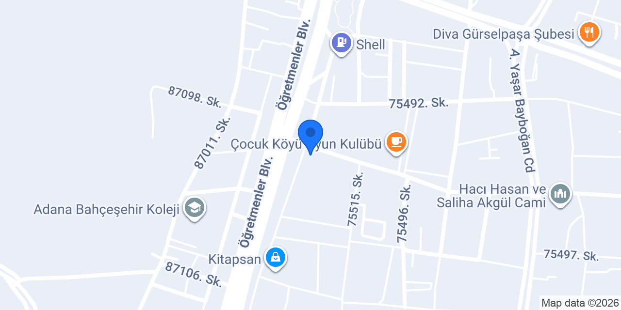 ERGÜL MOBİLYA SEYHAN konumu