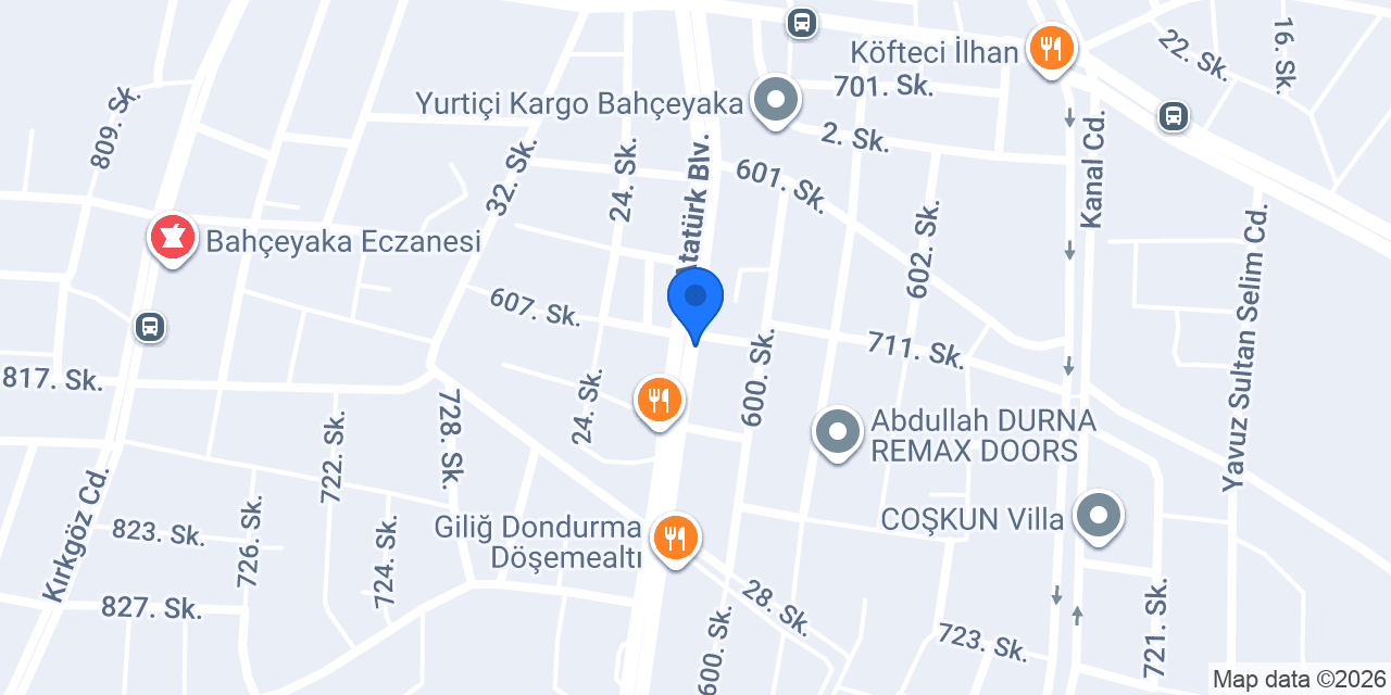 İyonize Su Sistemleri konumu