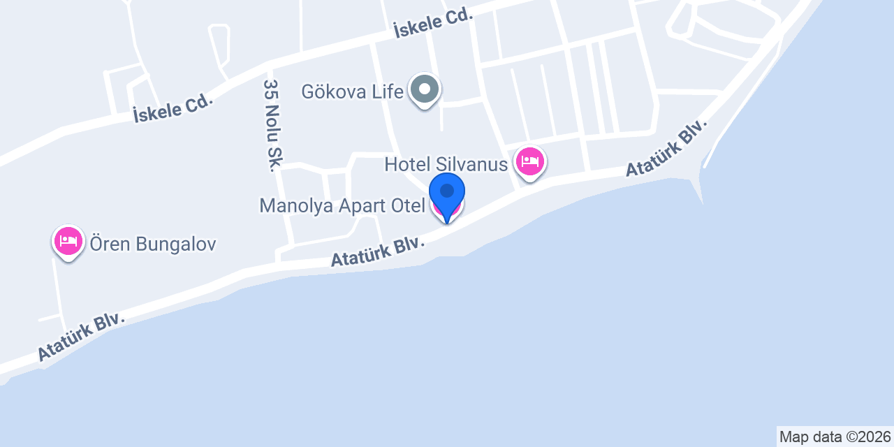 Manolya Apart Otel konumu