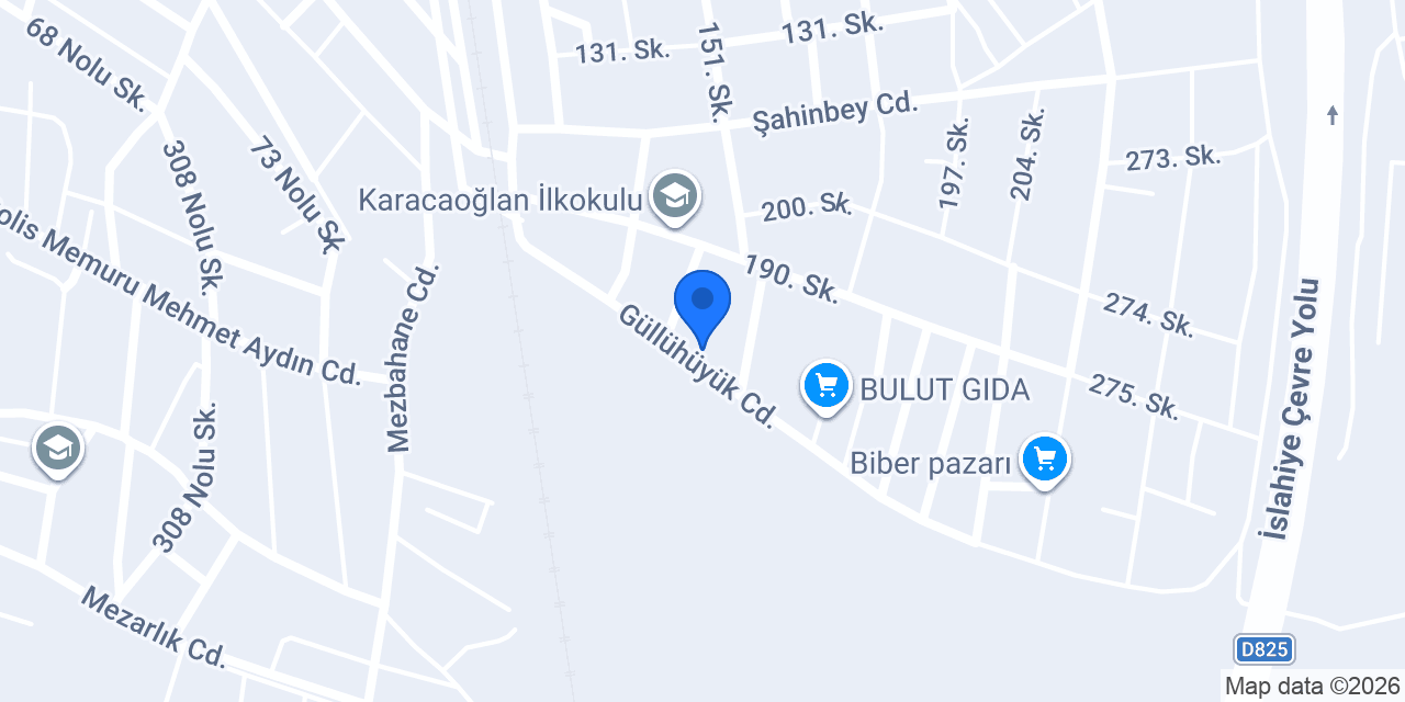 İslahiye Ekmekçilik konumu
