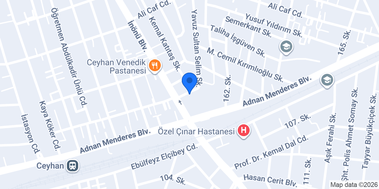 Aksa Doğalgaz Çukurova - Ceyhan konumu