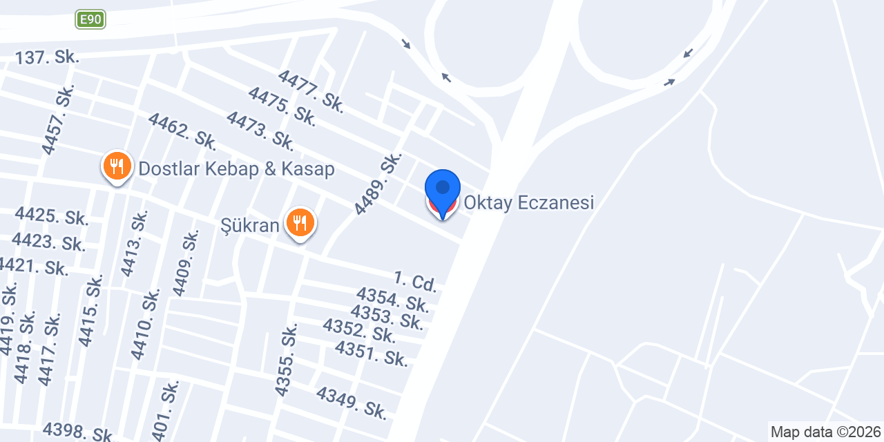 Oktay Eczanesi konumu
