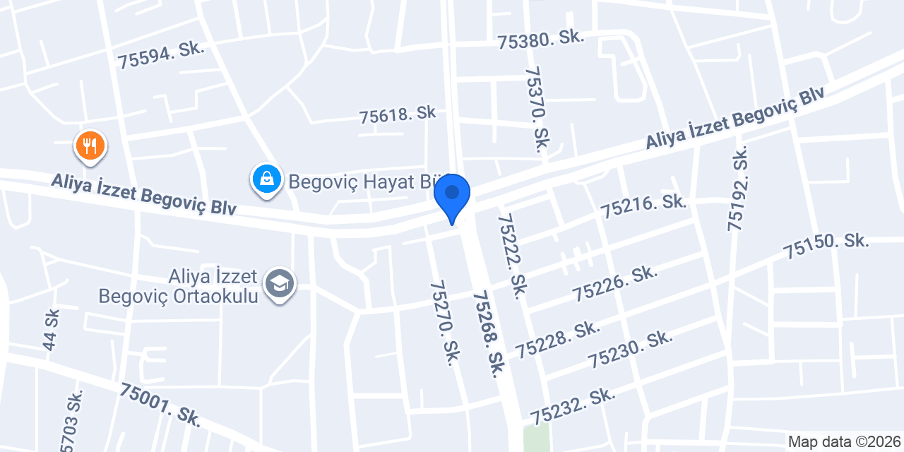 komagene aliya izzetbegoviç [gürselpaşa] konumu