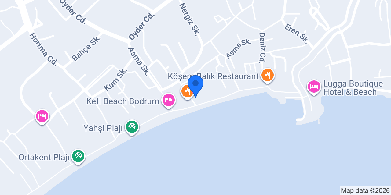 Turgutreis Doğal Dondurma Yahşi konumu
