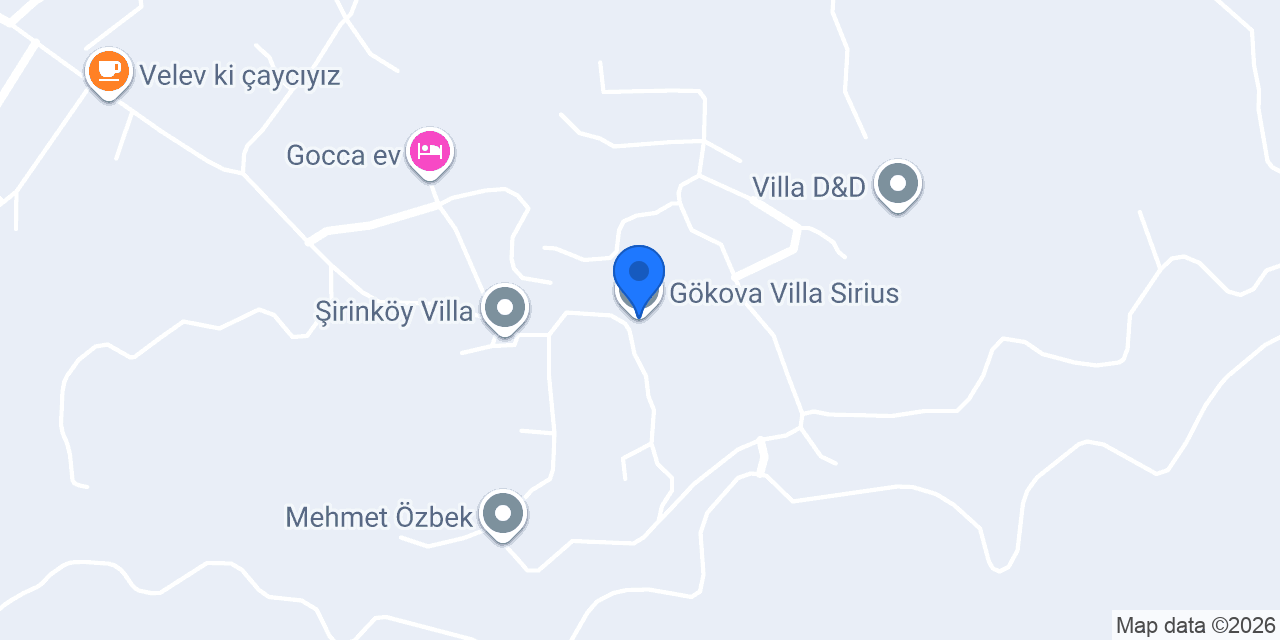 Gökova Villa Sirius konumu