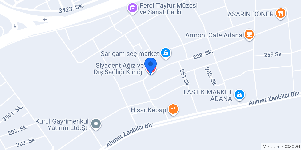 Keyfim Kuruyemiş Sarıçam şb. konumu