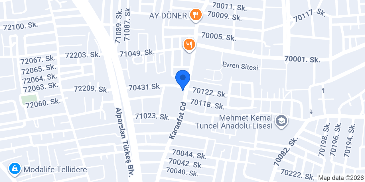 UZUNESER OTOMOTİV konumu