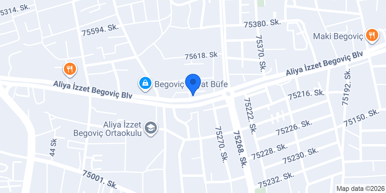 Lila Çiçekçilik konumu
