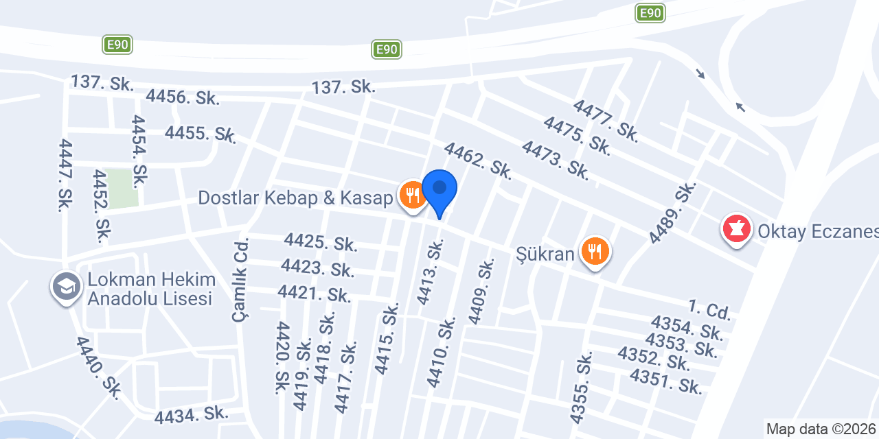Karaca Kebap konumu