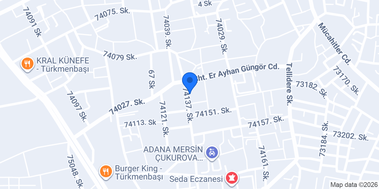 Adana Tan Anahtar konumu