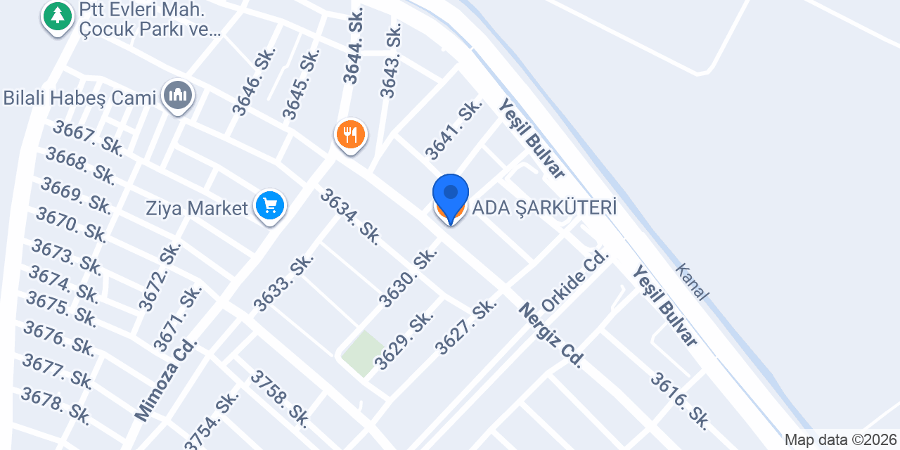 ADA ŞARKÜTERİ konumu